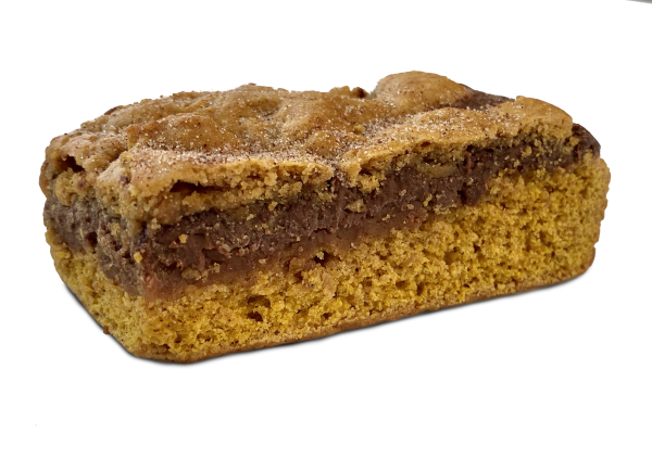 Nutella Stuffed Pumpkin Cookie Bar