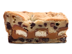 Nutella & Kinder Bar Stuffed Chocolate Chip Cookie Bar