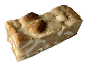 White Chocolate Macademia Nut Cookie Bar