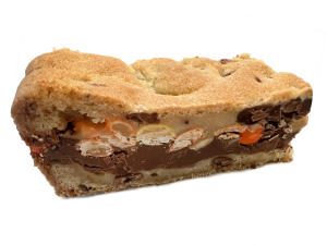 Nutella & Reese's Stuffed Chocolate Chip Cookie Bar