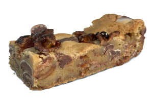 Maple Candied Bacon Dark Chocolate Cookie Bar